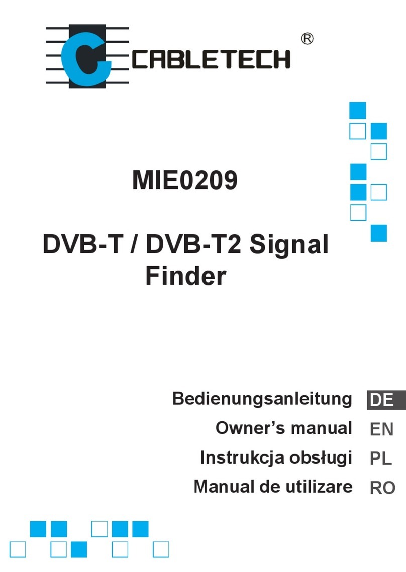 Cabletech MIE0209 owner's manual