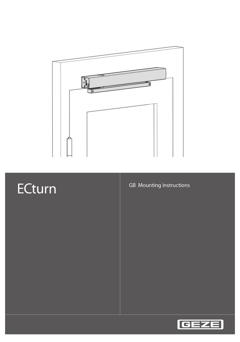 GEZE ECturn User manual