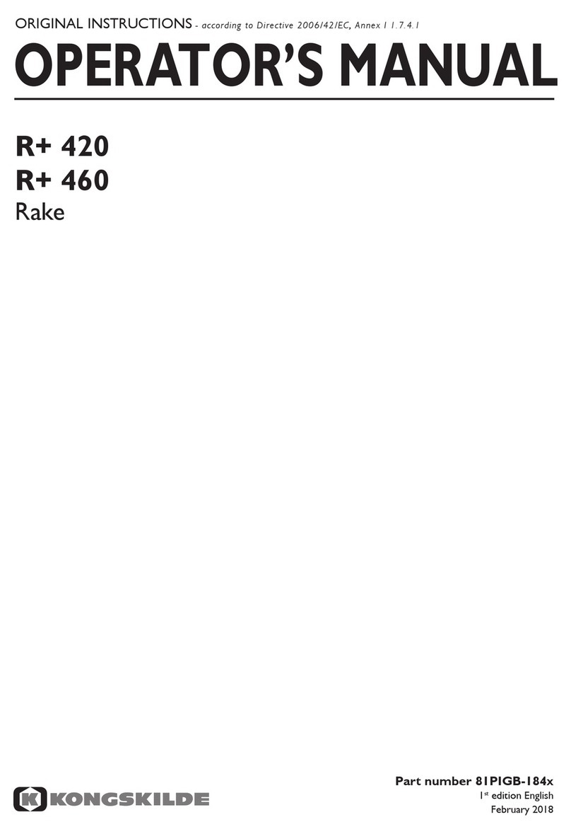 Kongskilde R+ 420 User manual Kongskilde R+ 420 User manual