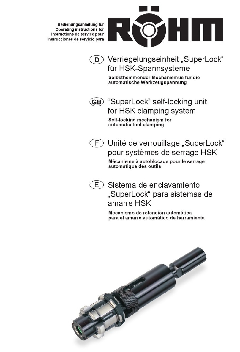 Rohm SuperLock HSK Series operating instructions