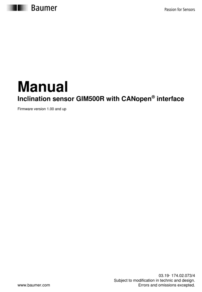 Baumer GIM500R manual
