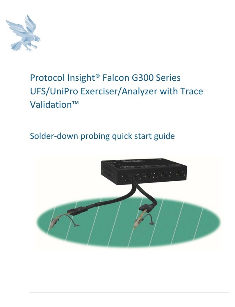 Protocol Insight Falcon G300 Series Solder-down probing quick start guide