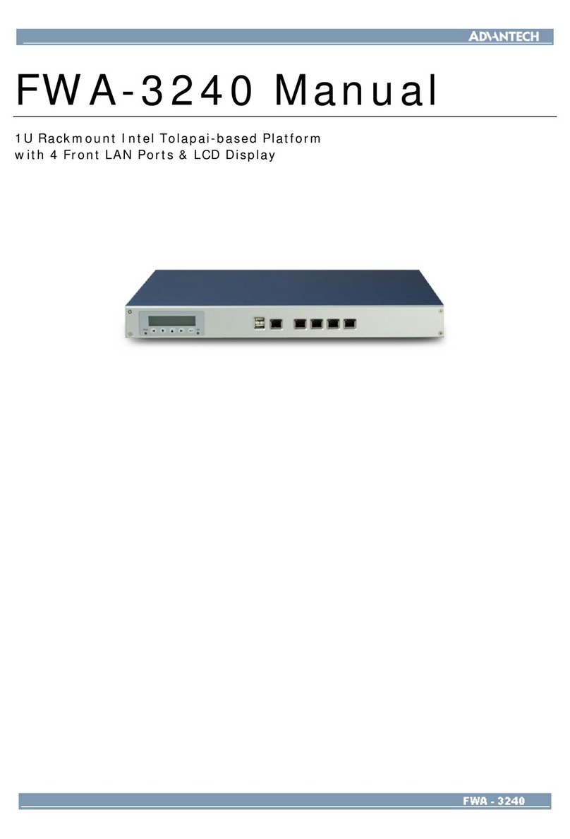 Advantech FWA-3240 User manual Advantech FWA-3240 User manual