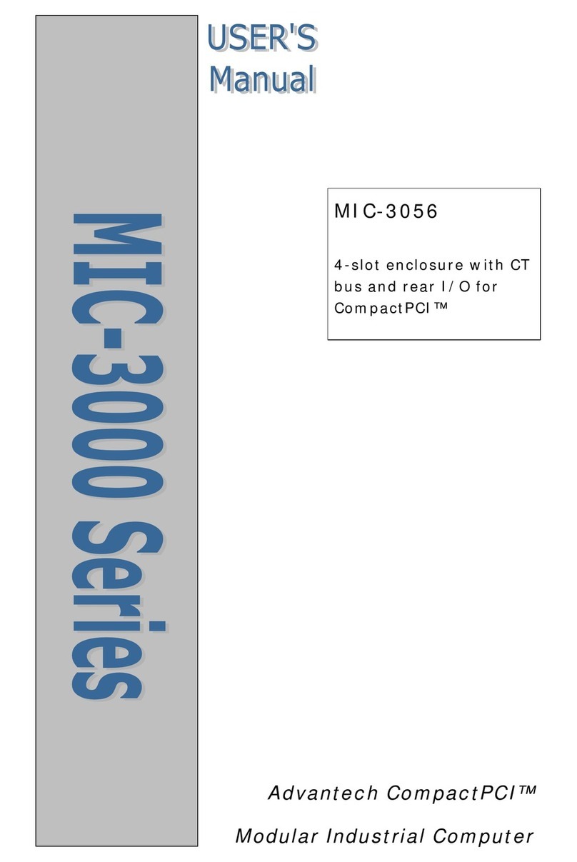 Advantech MIC-3056 User manual