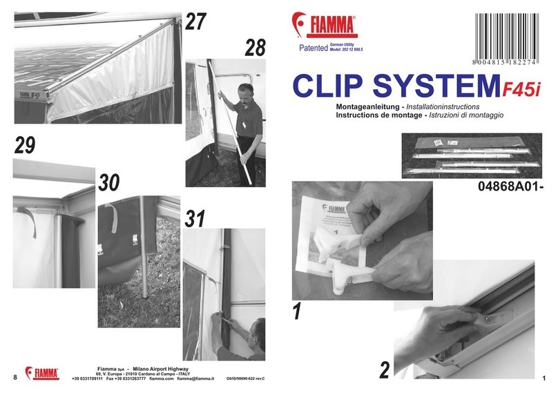 Fiamma F45i installation instructions