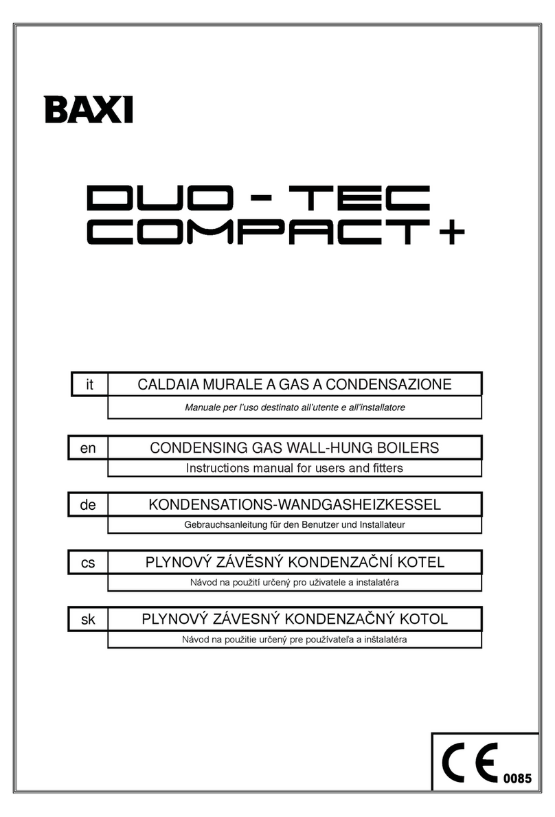 Baxi DUO-TEC COMPACT+ Instruction manual for users and fitters