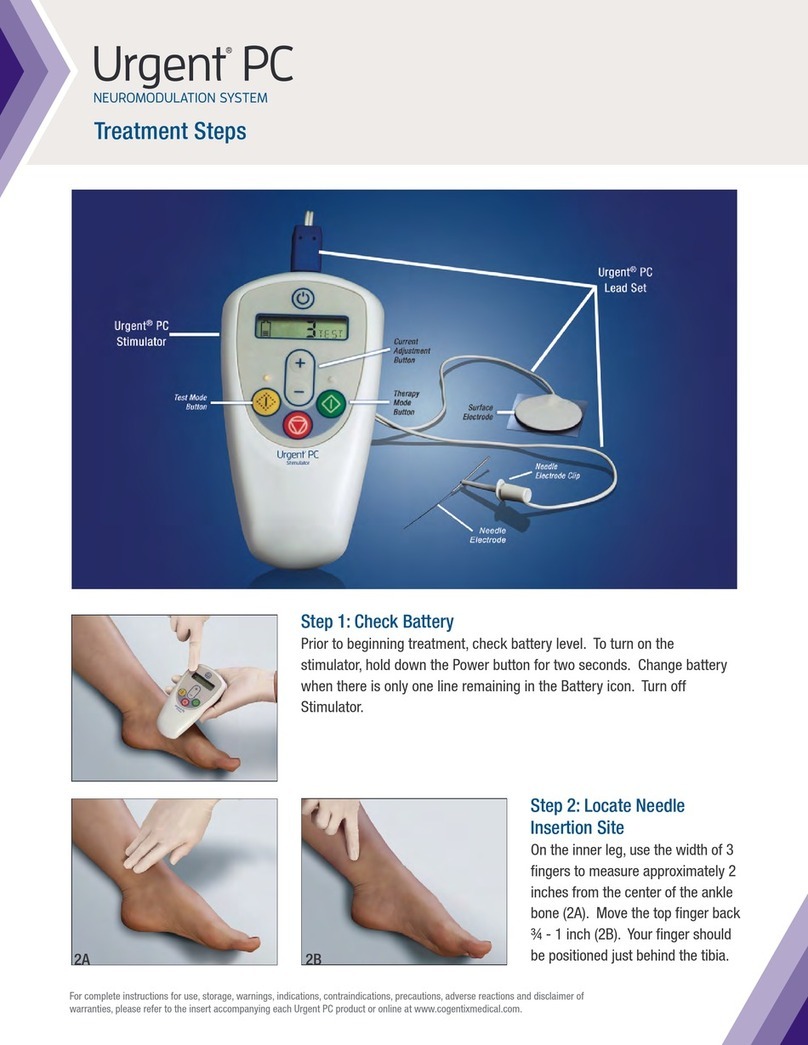 Cogentix Medical Urgent PC Treatment Steps Cogentix Medical Urgent PC Treatment Steps