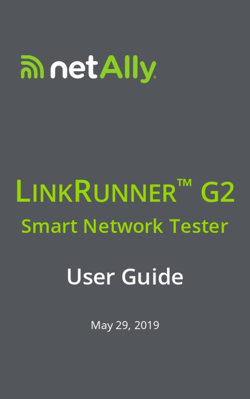 netAlly LINKRUNNER G2 User manual netAlly LINKRUNNER G2 User manual