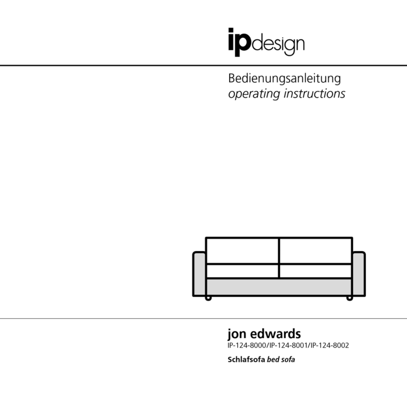 Interprofil IPdesign jon edwards IP-124-8000 operating instructions