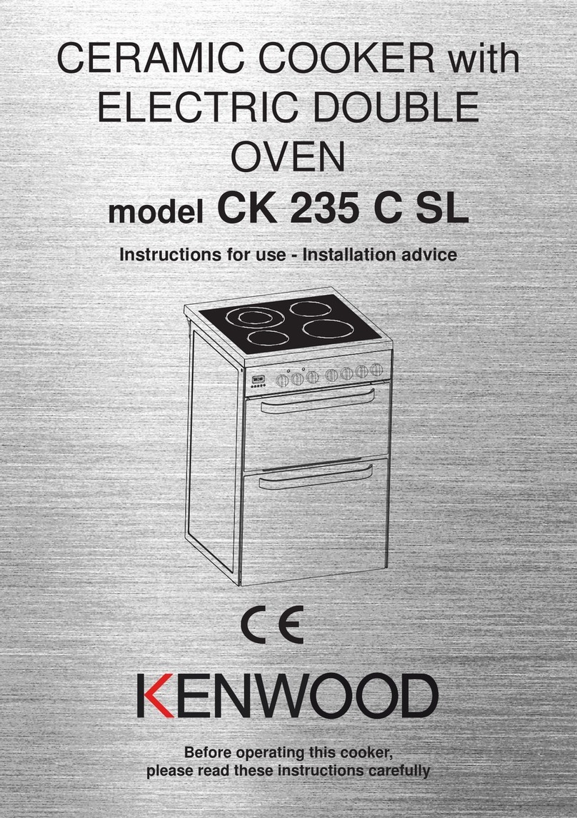 Kenwood CK 235 C SL Installation and operating instructions Kenwood CK 235 C SL Installation and operating instructions
