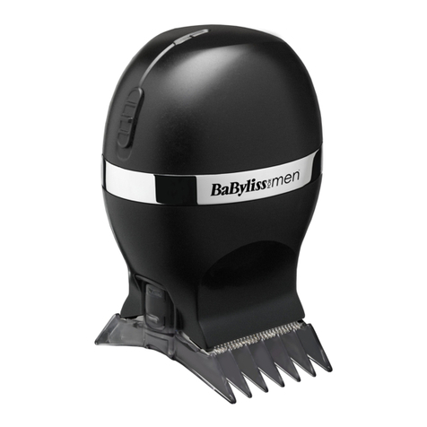 BaByliss for MEN SMOOTH GLIDE 7575U manual