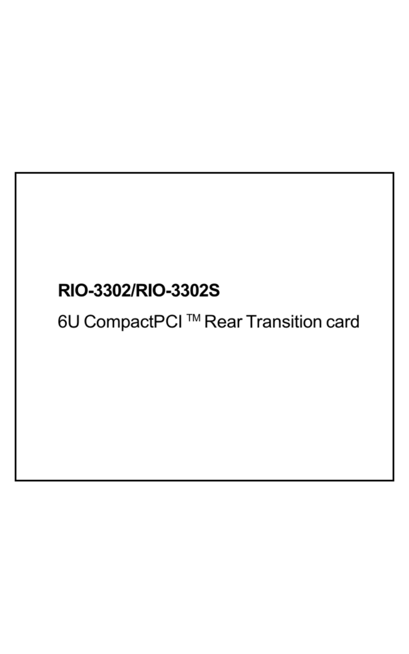 Advantech RIO-3302 User manual