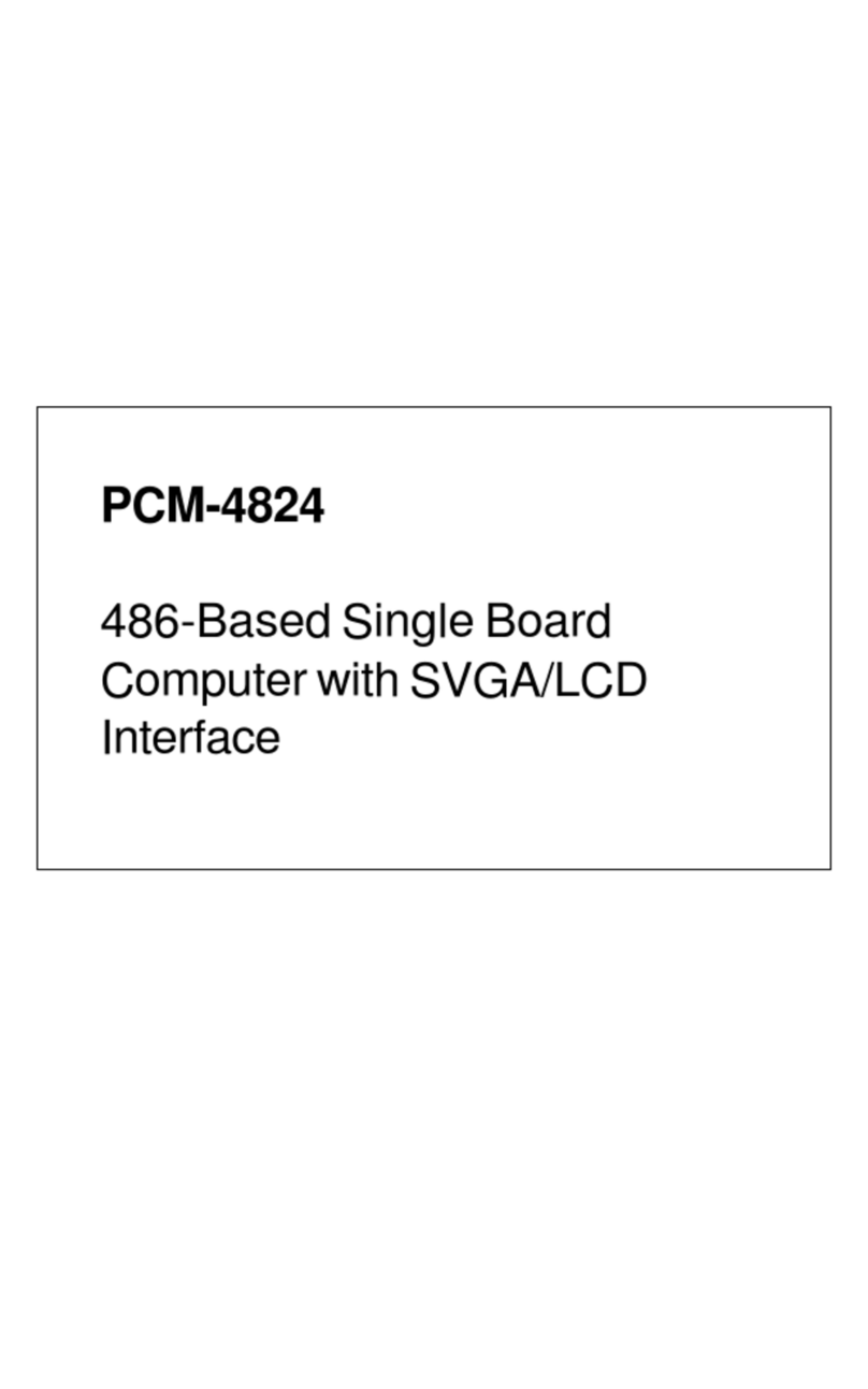Advantech PCM-4824 User manual
