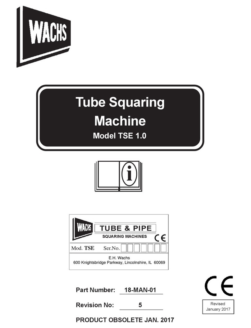 Wachs TSE 1.0 Operating instructions manual