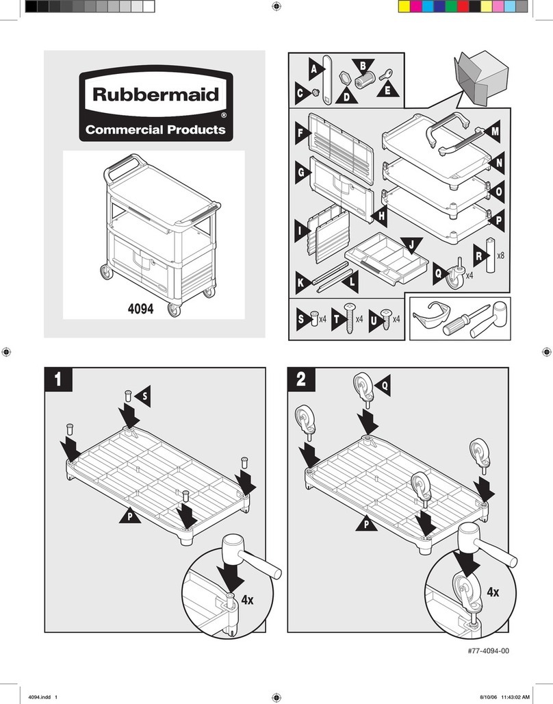 Rubbermaid 4094 User manual Rubbermaid 4094 User manual