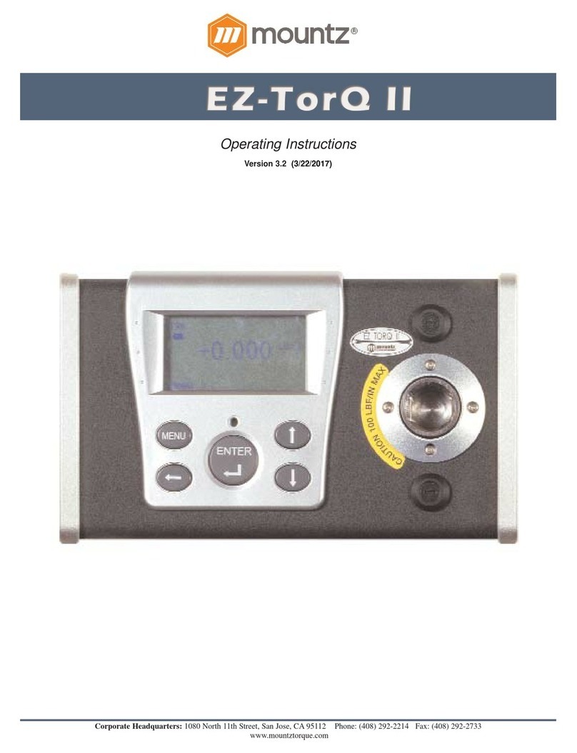 Mountz EZ-TorQ II User manual