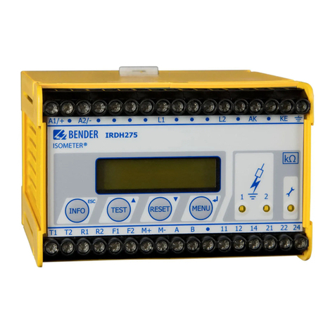 Bender ISOMETER IRDH275 User manual