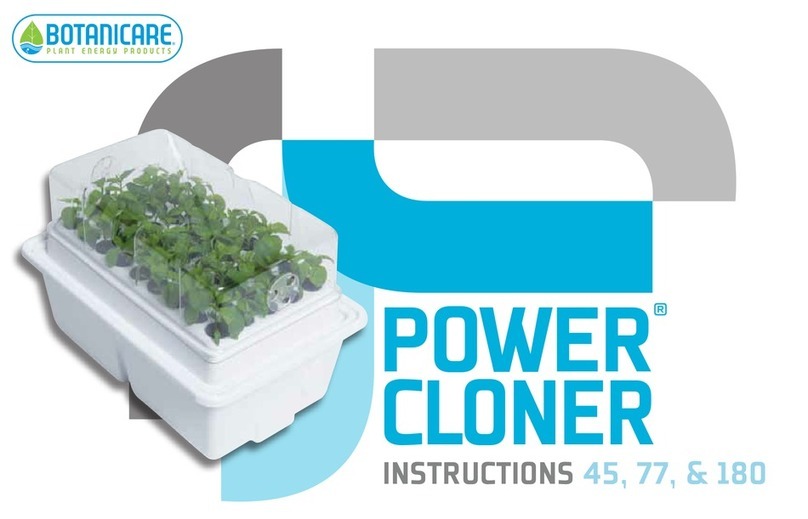 Botanicare POWER CLONER 180 instructions