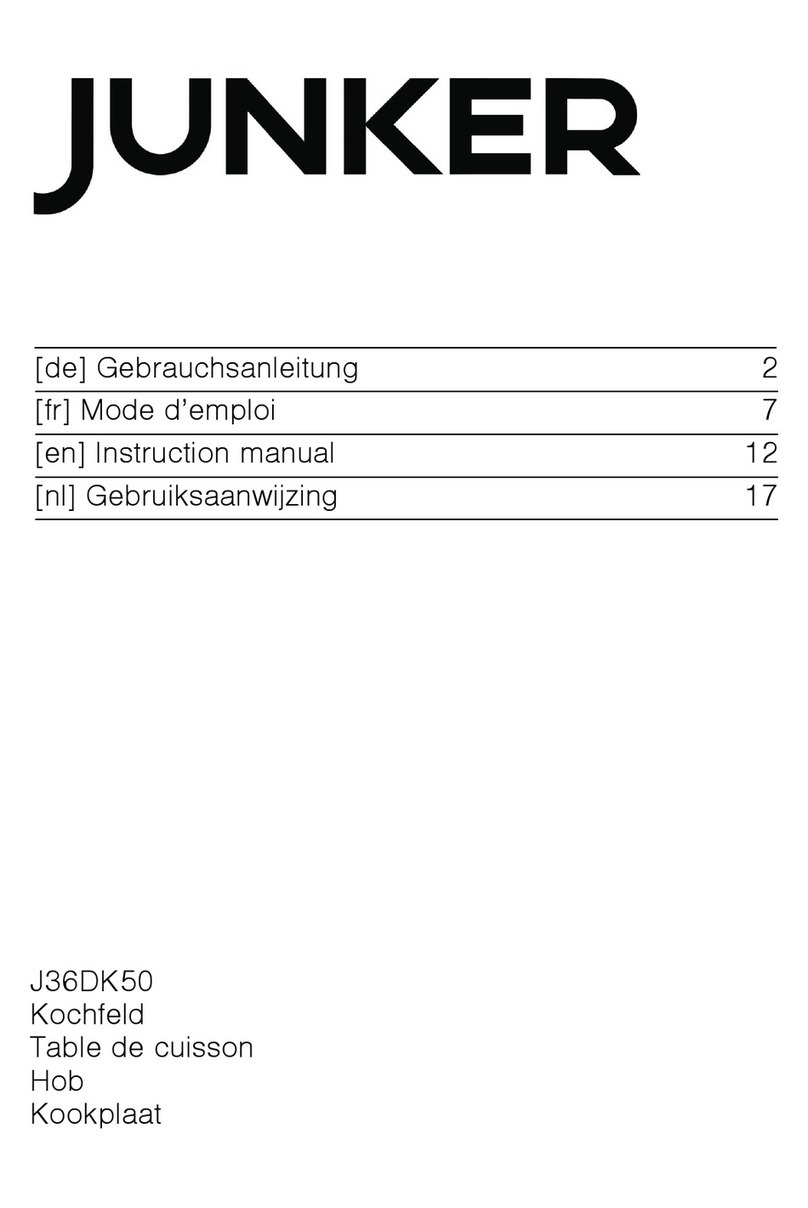 Junker J36DK50 instruction manual