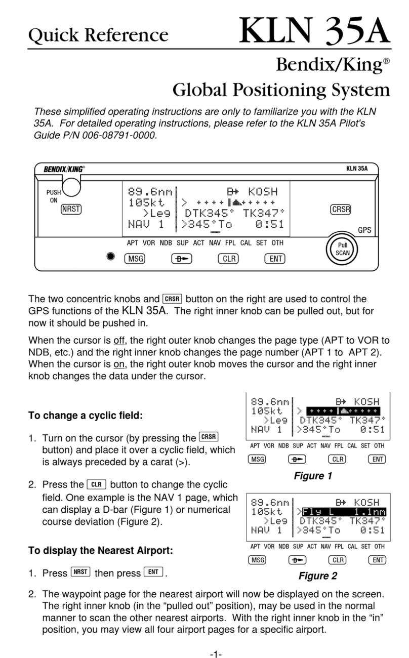 BENDIXKing Skymap IIIC User manual