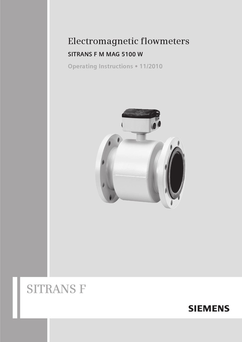 Siemens SITRANS MAG 5100W User manual
