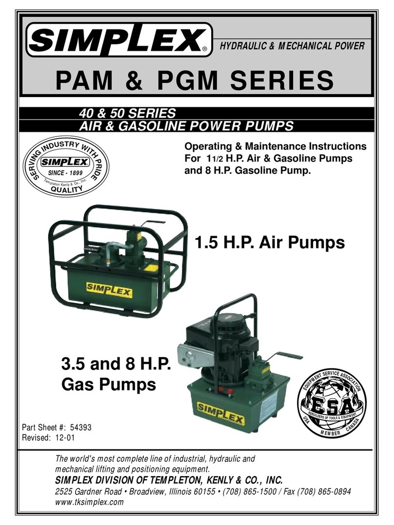 Simplex PAM Series Installation and operation manual Simplex PAM Series Installation and operation manual
