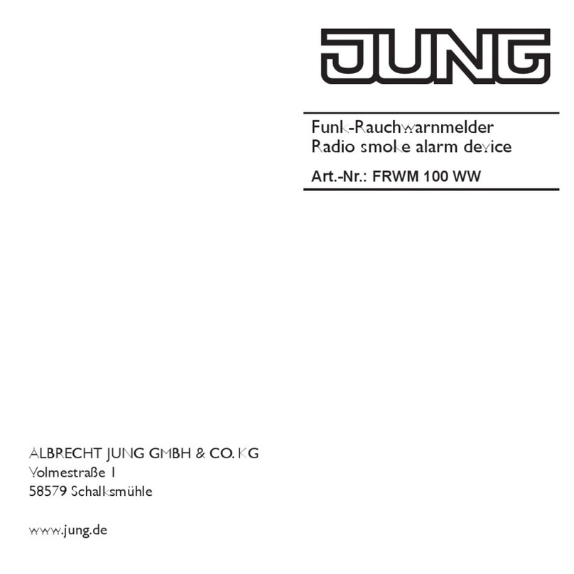Jung FRWM 100 WW instruction manual