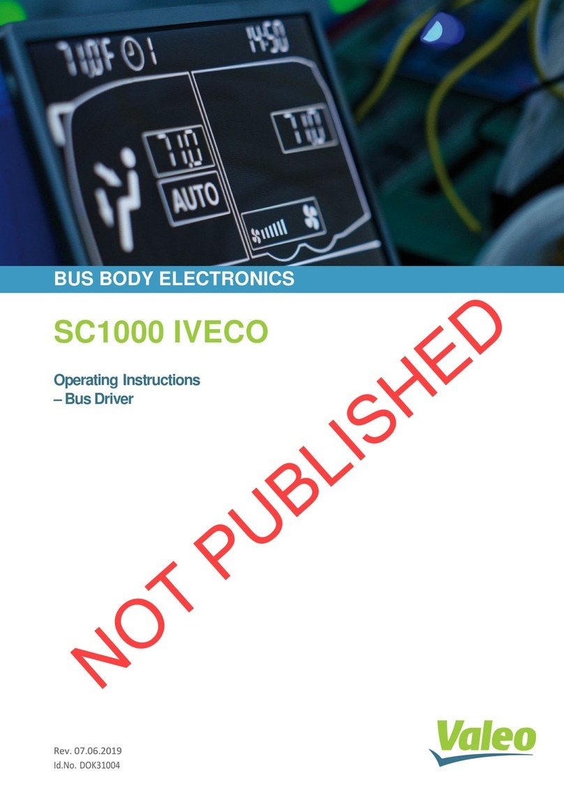 Valeo SC1000 IVECO User manual