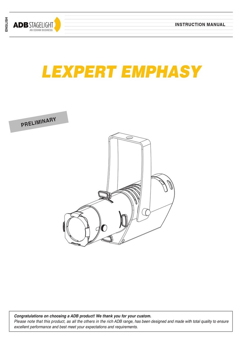 ADB Stagelight LEXPERT EMPHASY instruction manual