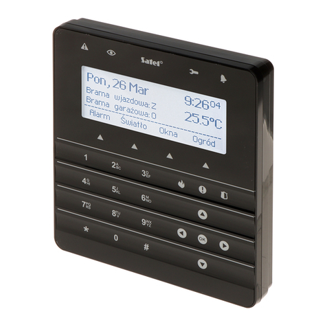 Satel INT-KSG Instruction manual
