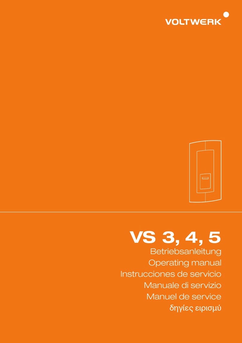 VOLTWERK VS 3 operating manual