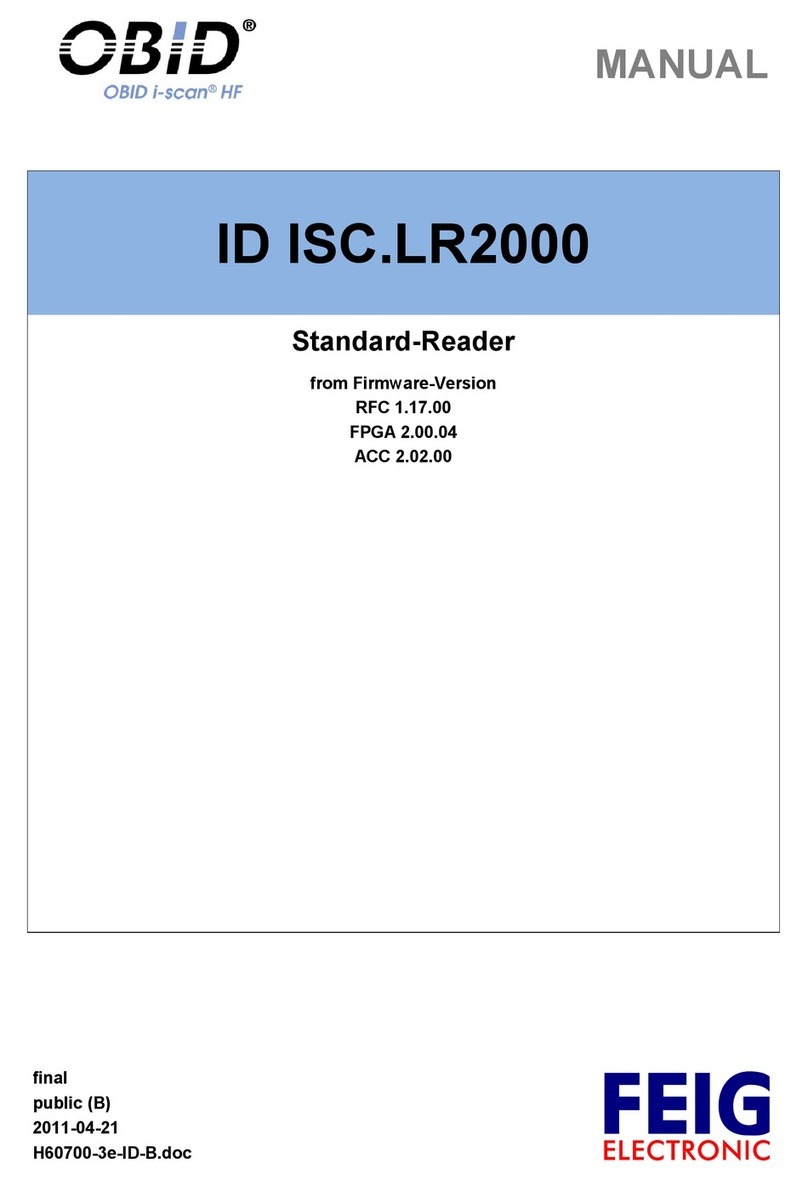 Feig Electronic OBID i-scan ID ISC.LR2000 manual