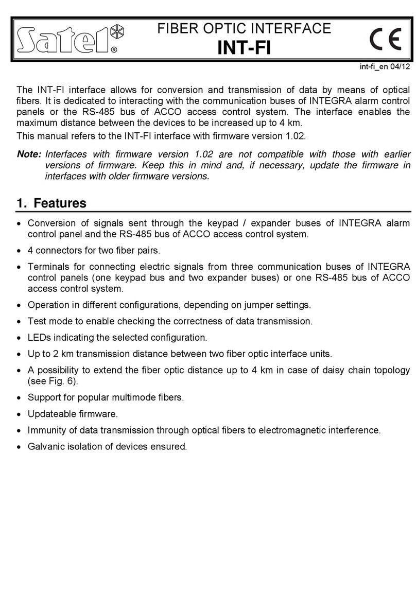 Satel INT-FI manual