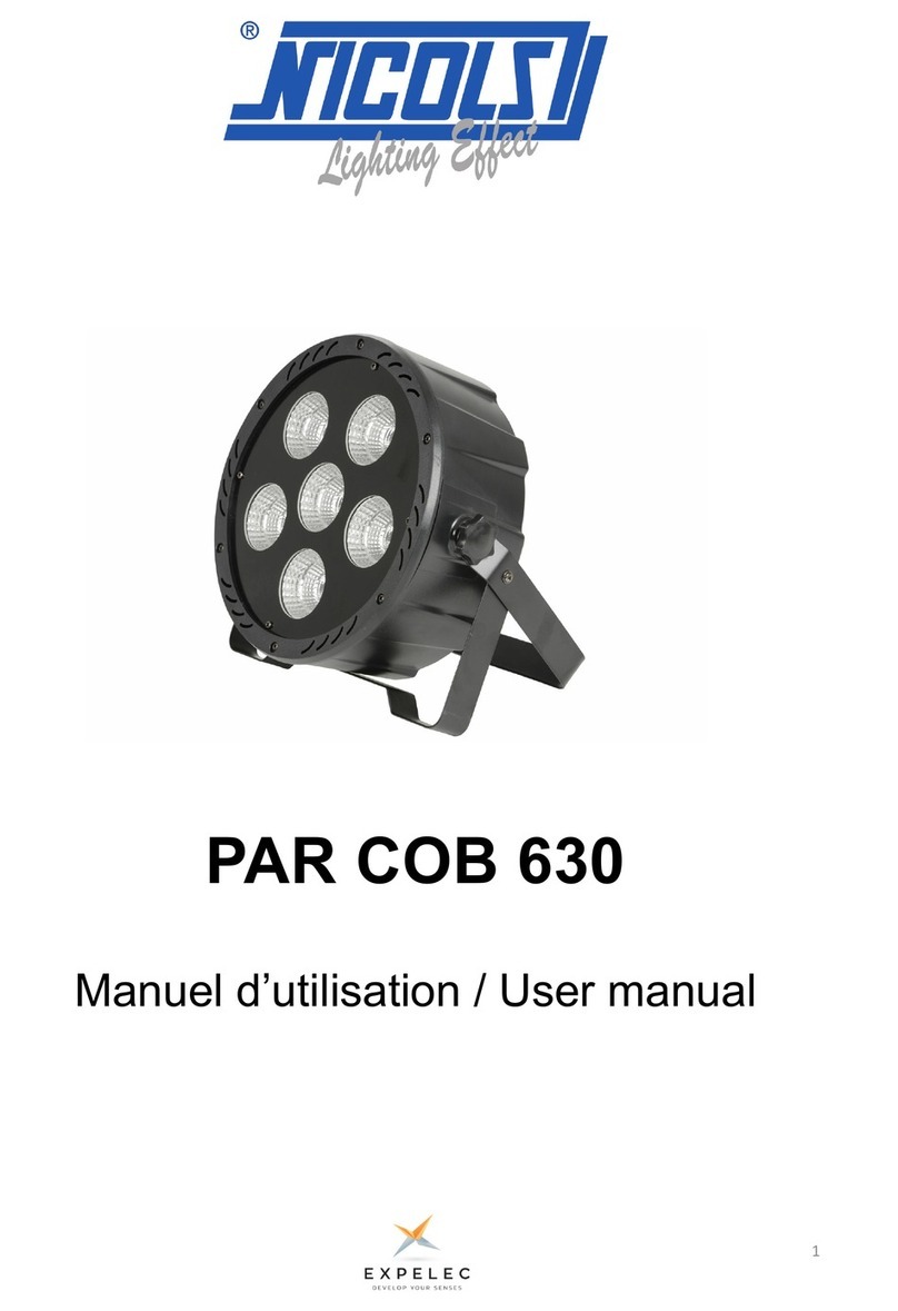 ExPelec Nicols PAR COB 630 user manual