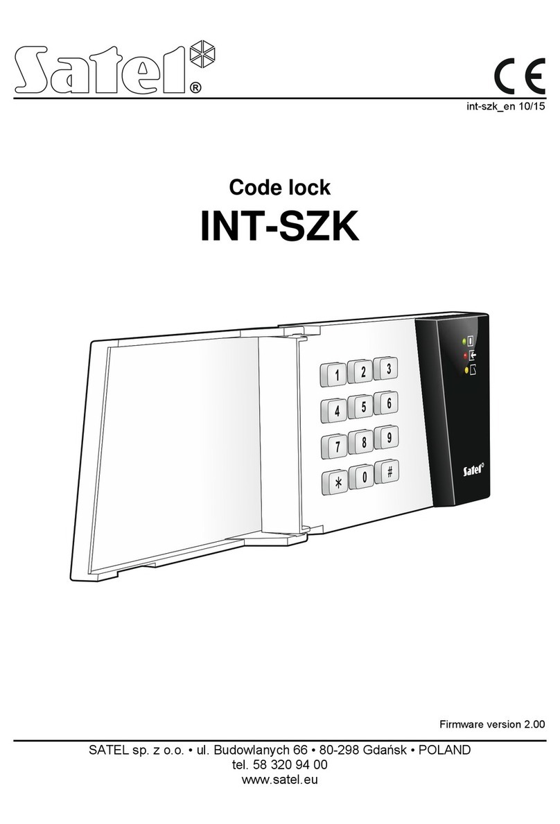 Satel INT-SZK manual