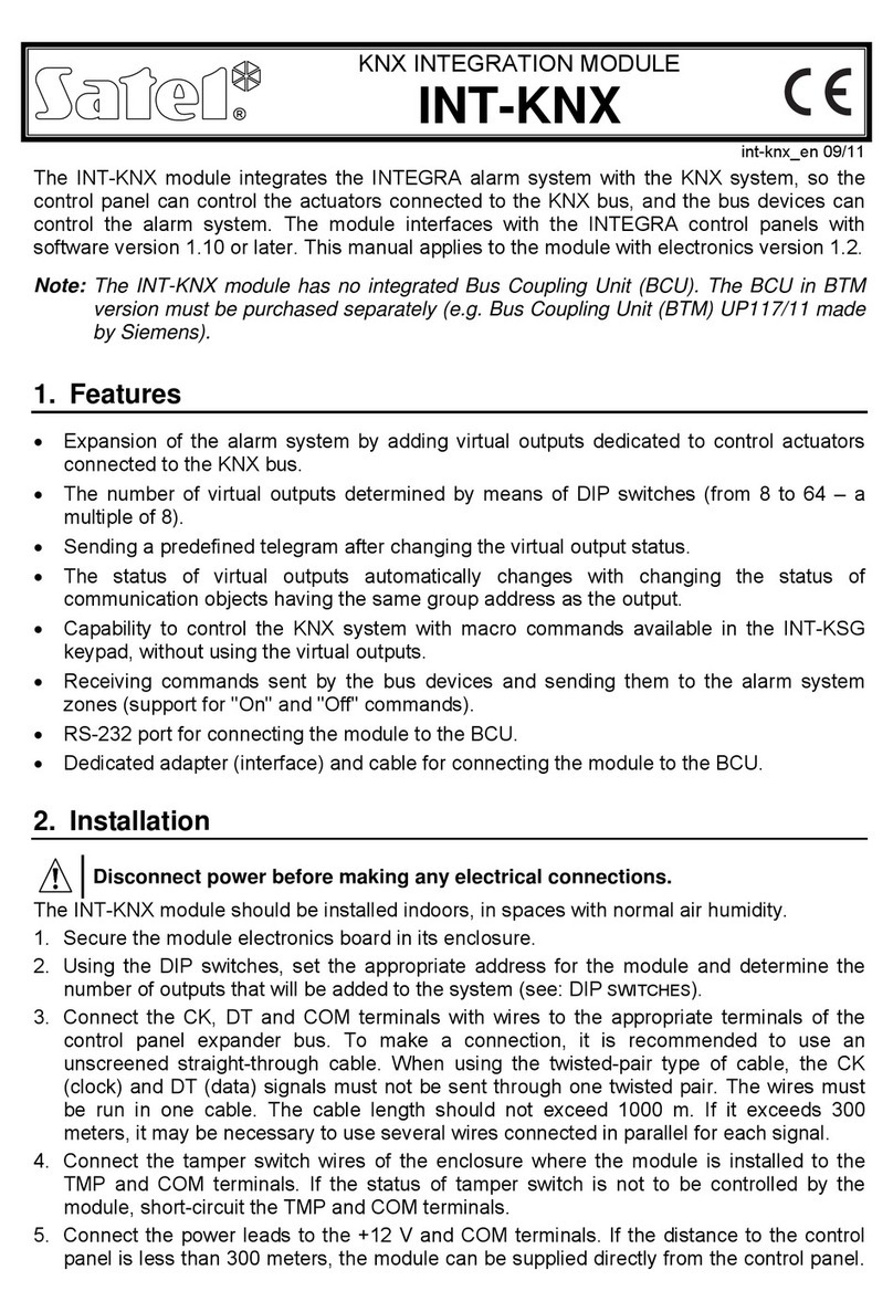 Satel INT-KNX manual