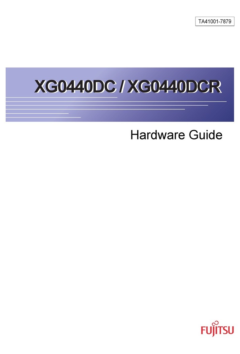 Fujitsu XG0440DC Installation instructions