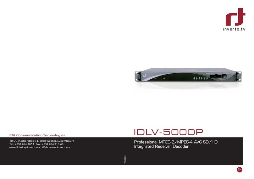 Inverto IDLV-5000P user manual