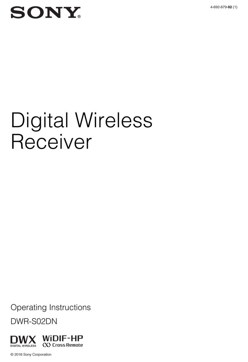 Sony DWR-S02DN User manual