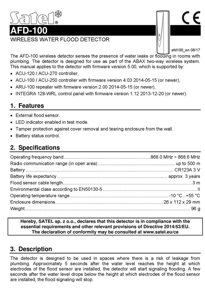 Satel AFD-100 User manual