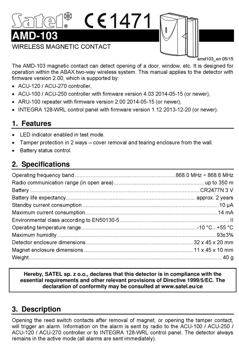 Satel AMD-103 manual