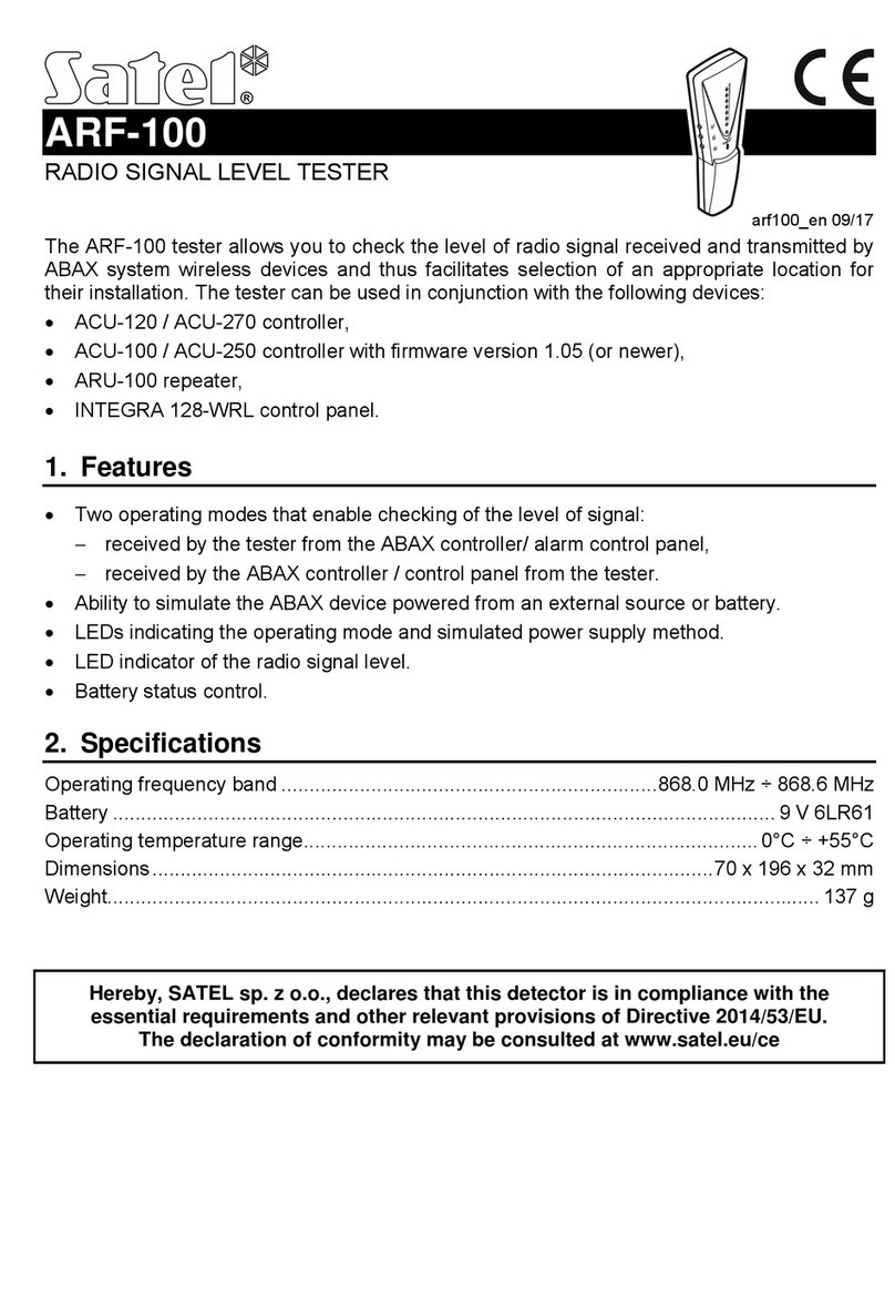 Satel ARF-100 manual
