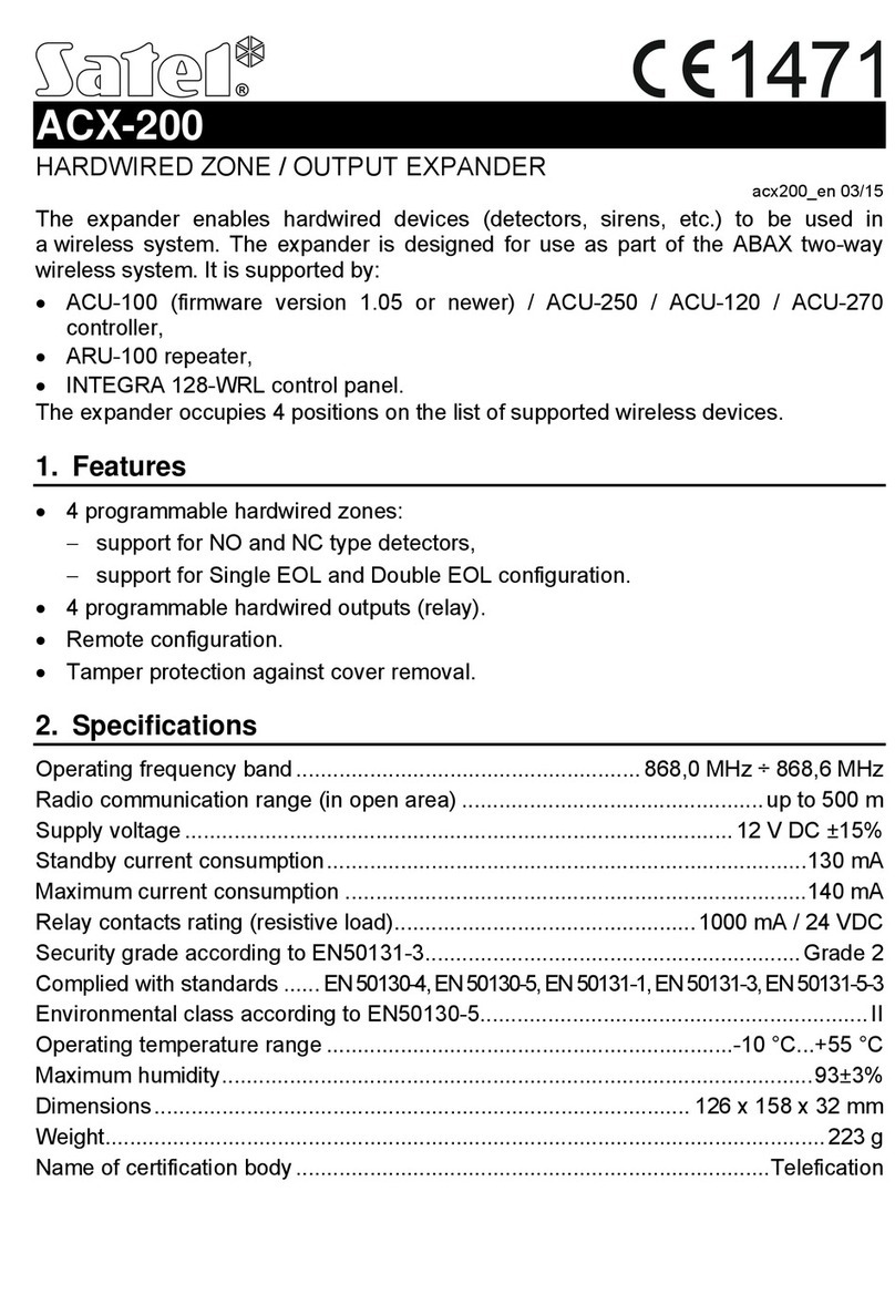 Satel ACX-200 manual