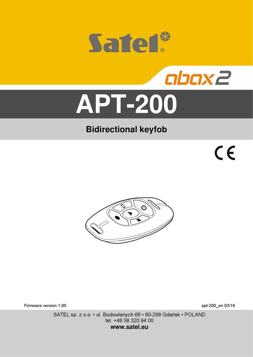 Satel APT-200 User manual