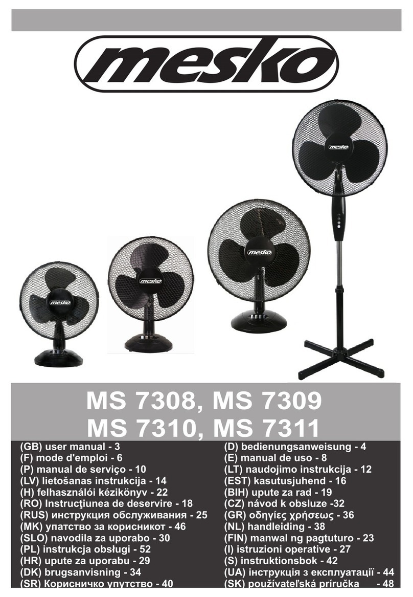 Mesko MS 7308 user manual