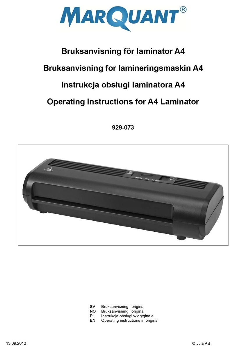 Marquant 929-073 operating instructions