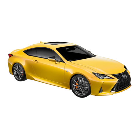 Lexus RC 350 AWD 2019 owner's manual