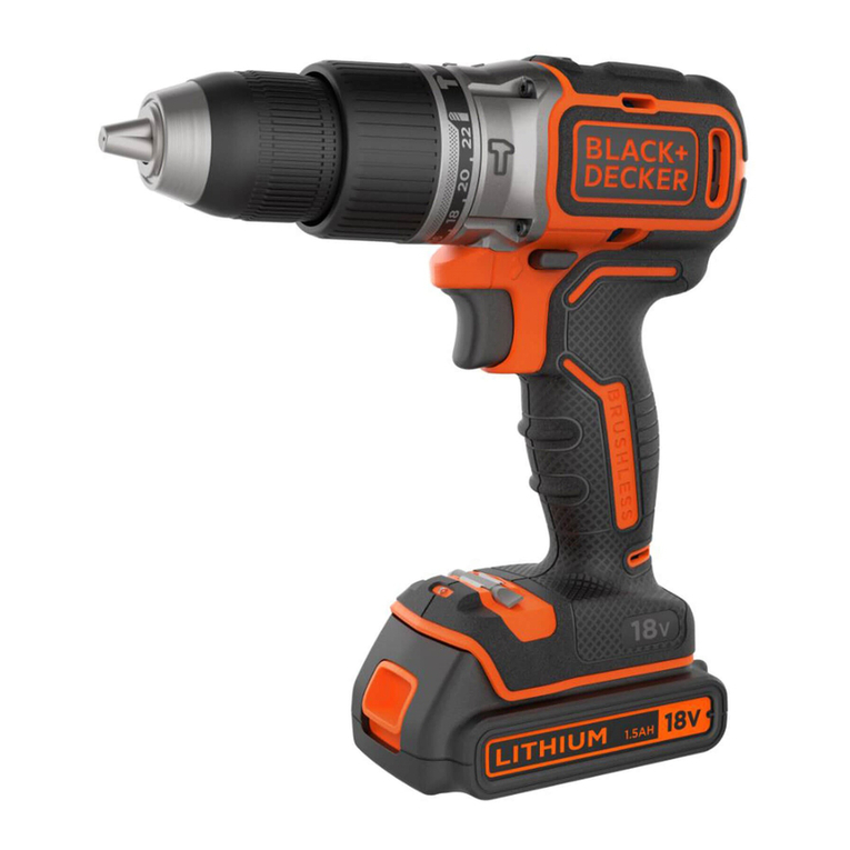 BLACK DECKER BDCDD12 User manual