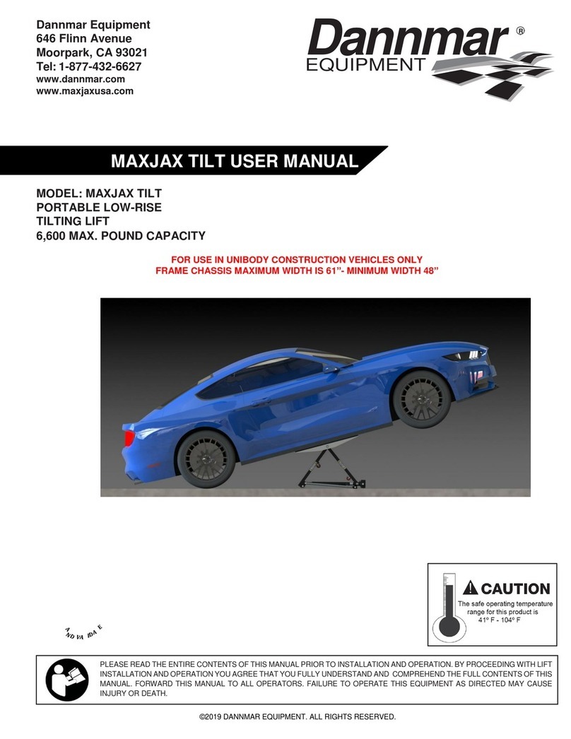 Dannmar MAXJAX TILT user manual