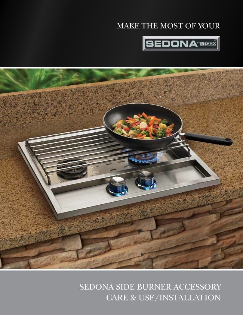 Lynx Sedona LSB502LP Care & use/installation Lynx Sedona LSB502LP Care & use/installation